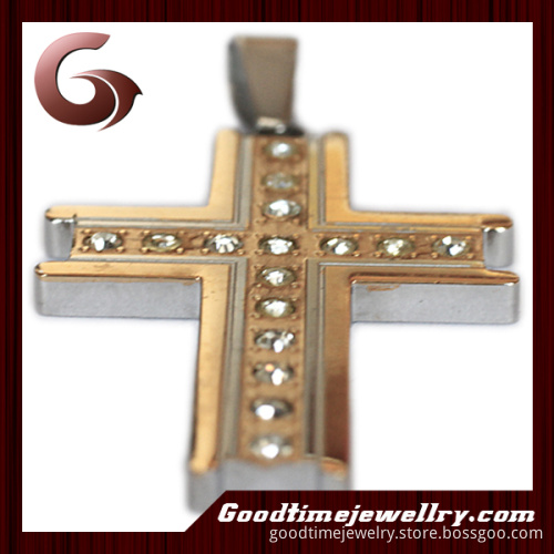 CZ Stone Cross Pendants